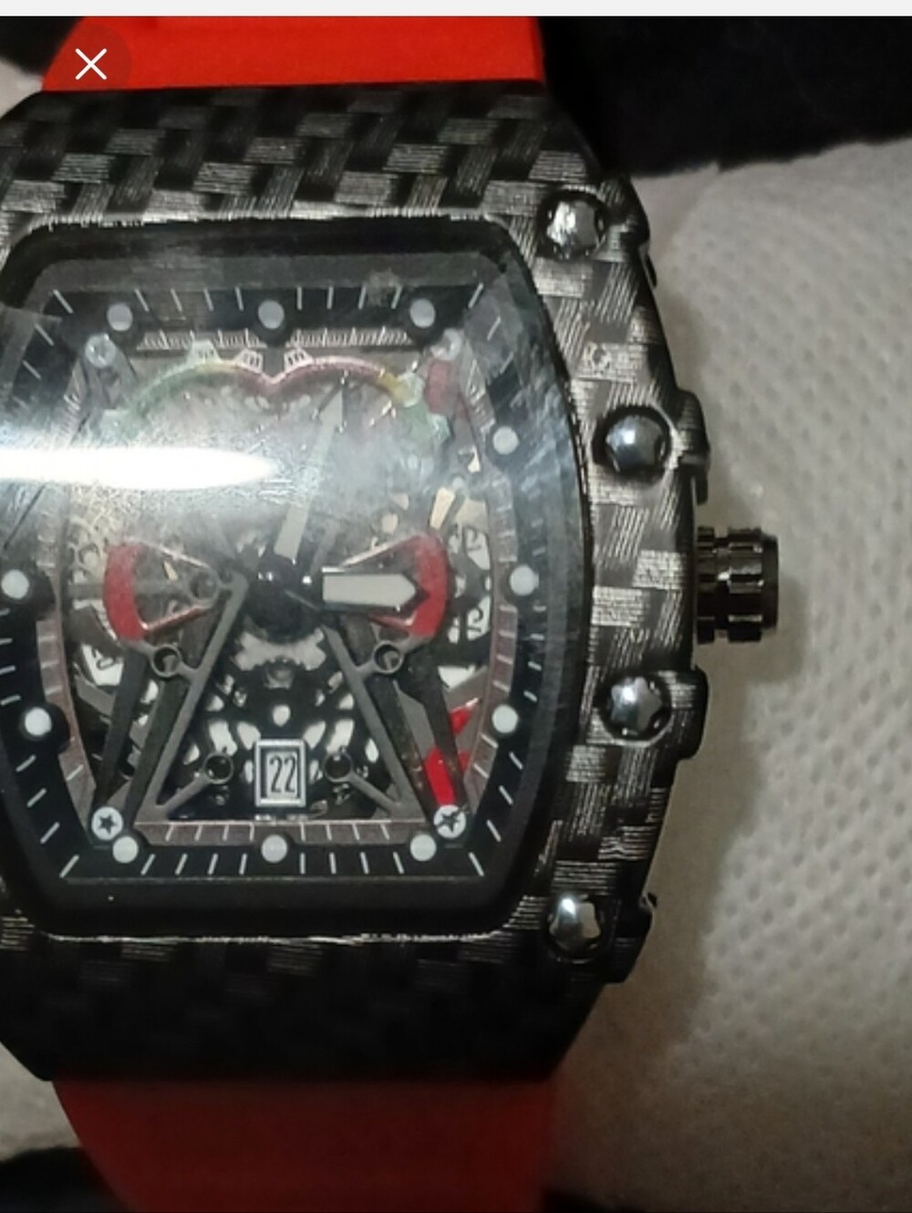 New PUNISHER  Watch with Red Band